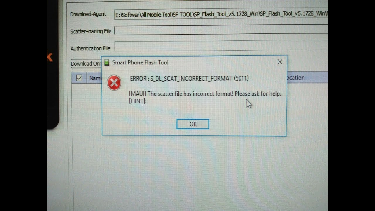 Cara Mengatasi Error Status Scatter File Invalid 0xc0030001